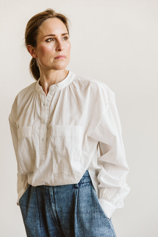 Adelle Longsleeve Tissue Weight Shirt