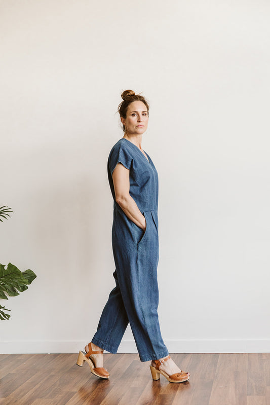 The Ada Denim Jumpsuit