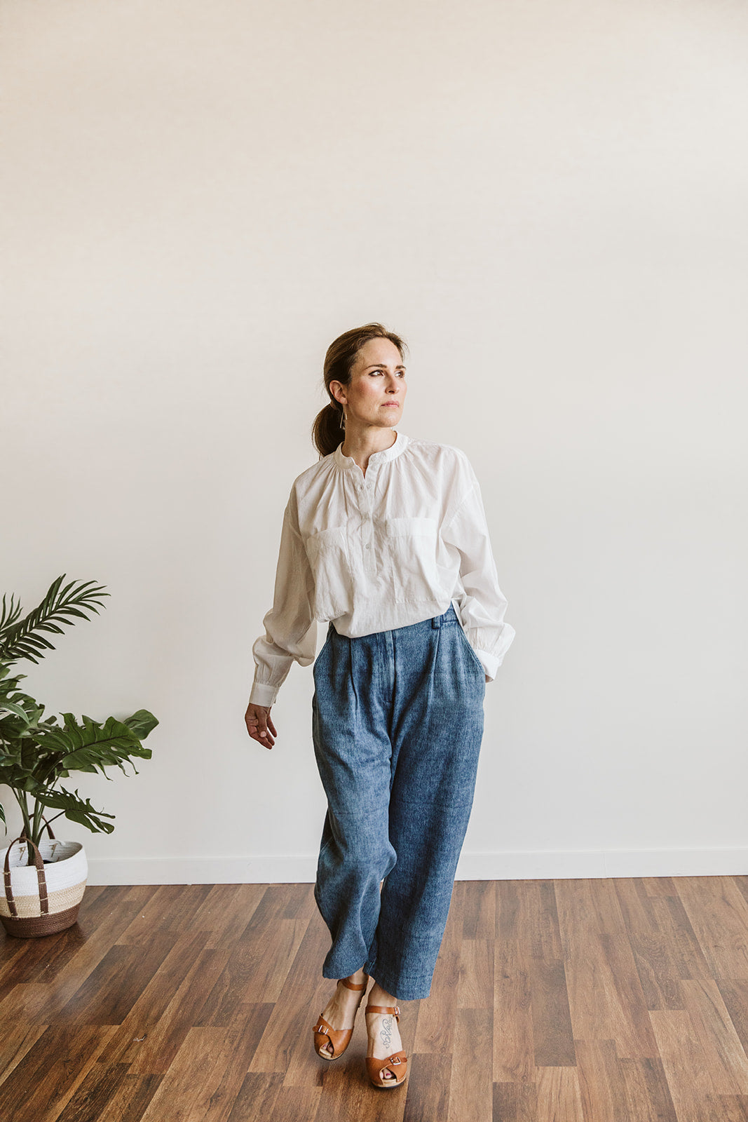 Adelle Longsleeve Tissue Weight Shirt