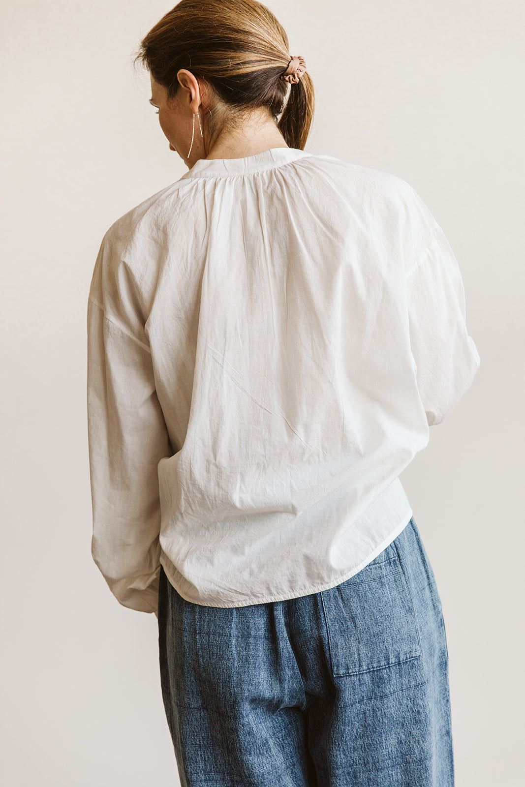 Adelle Longsleeve Tissue Weight Shirt